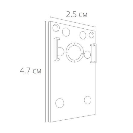 Коннектор-заглушка Arte Lamp Linea-accessories A482133