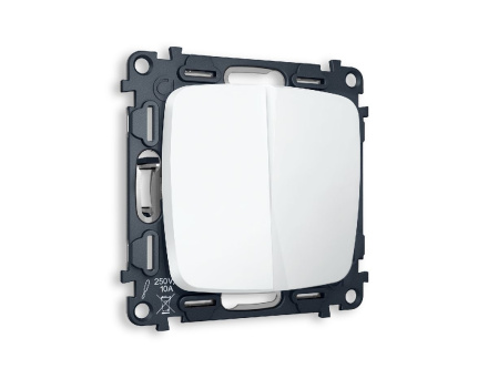 Комплект механизма 2-кл выключателя Ambrella Volt Omega MO123010