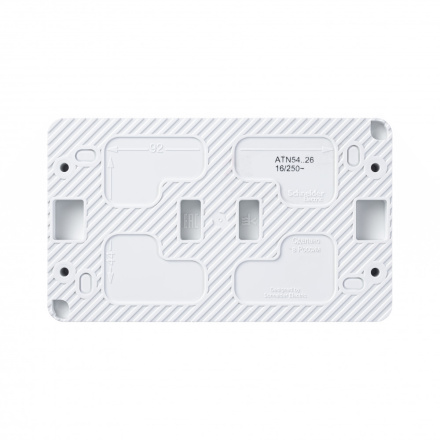Розетка 2-ая с/з со шт., 16А 250B IP54 Systeme Electric AtlasDesign Profi54 ATN540126