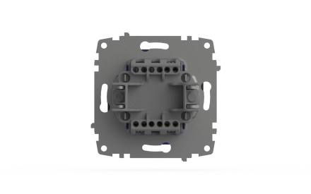 Выключатель двухклавишный с подсветкой ELBI Zena Vega 609-011100-203