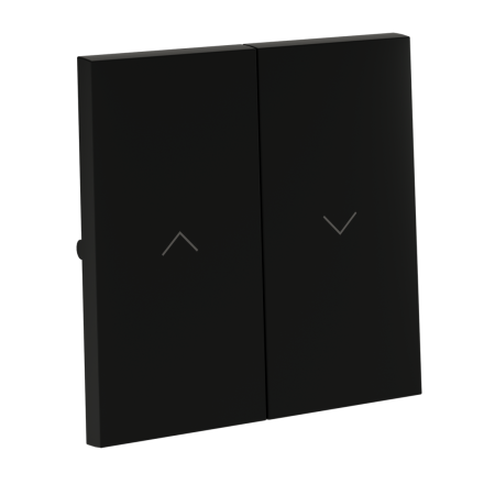 Клавиши для выключателя жалюзи Voltum S70 (черный матовый) VLS002508