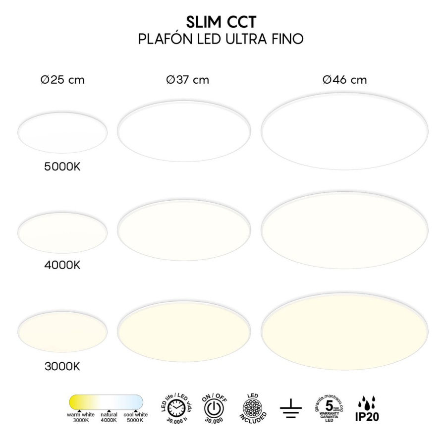 Потолочный светильник Mantra Slim 8692