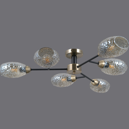 Люстра на штанге Illumico IL0285-6CSQ-79 BK AB