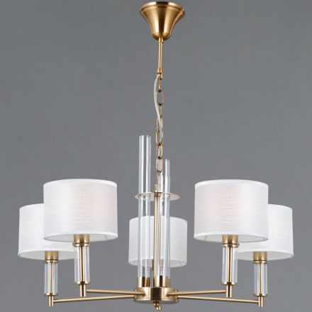 Подвесная люстра Illumico IL0755-5PSQ-25 BRASS GENOA