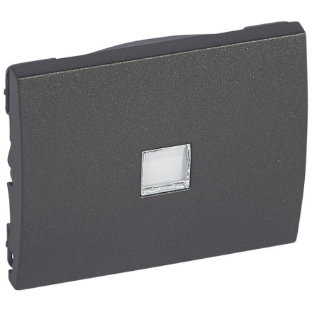 Лицевая панель Legrand Galea Life выключателя с подсветкой темная бронза 771211