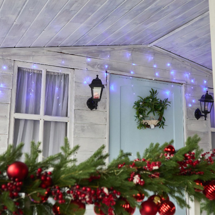 Уличная гирлянда Uniel ULD-B25006-440/TTK BLUE-WHITE IP44 UL-00010939