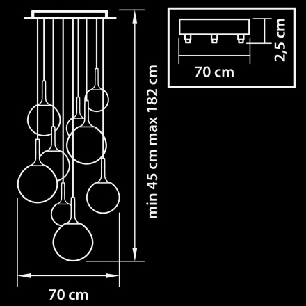 Подвесной светильник Lightstar Globo 813091