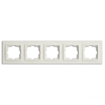 Рамка на 5 постов Mono Electric Despina слоновая кость 102-010000-164