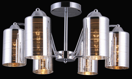 Люстра на штанге Natali Kovaltseva Helsinki 75038-6C CHROME