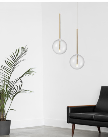 Подвесной светильник Delight Collection Ball Sola 9217P/D200 gold