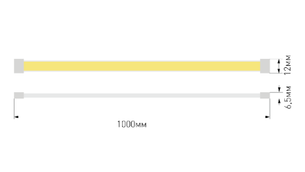 Светодиодная лента SWG PRO 6500К 5м SWG-COB480-24-10-W-67 00-00032313