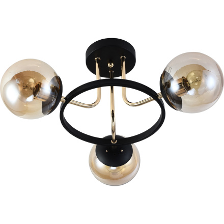 Люстра на штанге Reluce 01344-0.3-03 BK+FGD