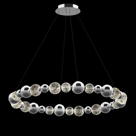 Подвесной светильник DeLight Collection Elliot Diamante MD21001002-1F chrome