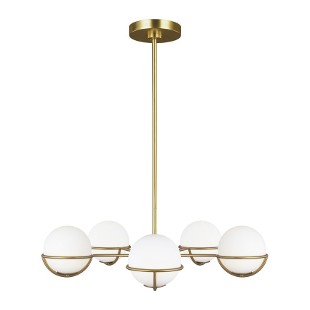 Люстра на штанге Feiss Apollo (fe) FE-APOLLO5-BB