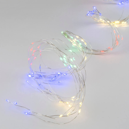 Уличная светодиодная гирлянда (UL-00007284) Uniel Лучи росы 220V  разноцветный ULD-E0200-200/STA Multi IP44