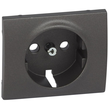 Лицевая панель Legrand Galea Life розетки 2К+З темная бронза 771220