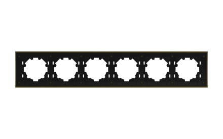 Рамка шестиместная ELBI Zena Platin 500-075800-252