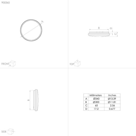 Настенно-потолочный светильник Eglo Pinetto 900365