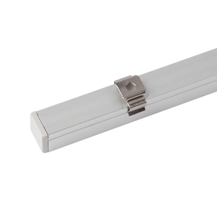 Профиль алюминиевый накладной, 10х10мм, серебро Feron CAB243 52151