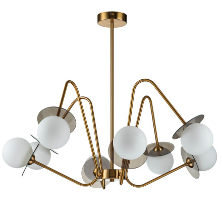 Люстра на штанге Indigo Jazz 11020/8R Brass V000166