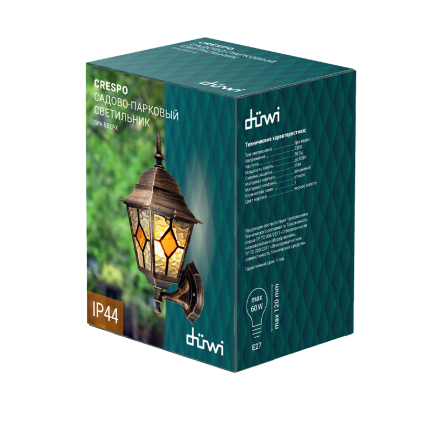 Настенный уличный светильник Duwi Crespo 24082 2