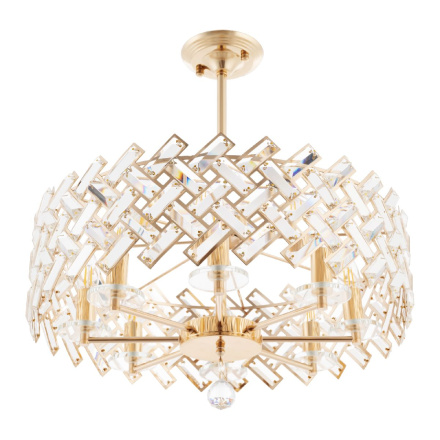 Люстра на штанге Arte Milano Sorrento 377019/8/300/570 GD