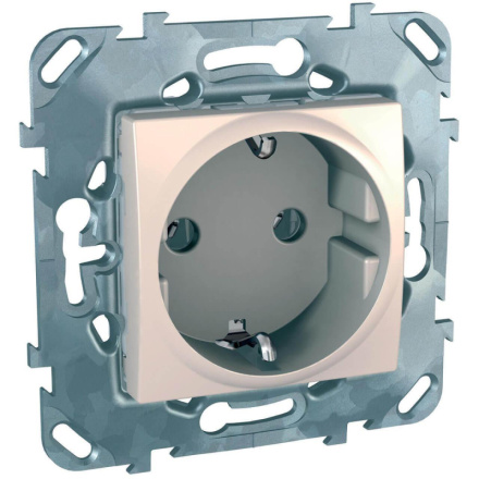 Розетка Schneider Electric Unica с/з без шторок 16A 250V MGU5.036.25ZD