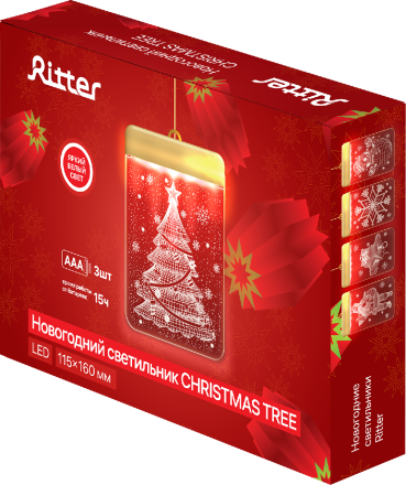 Светодиодный светильник на батарейках Ritter Christmas 29201 2