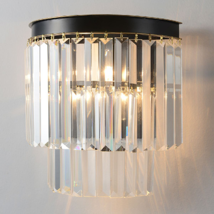 Настенный светильник Crystal Lux MAXIME AP2 BLACK