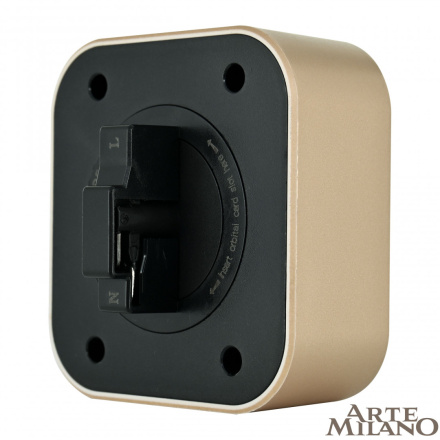 Трековая подсветка Arte Milano Am-track-sockets 380022TLS/LWS Gold