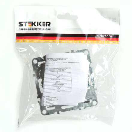 Розетка компьютерная 1-местная RJ-45 Stekker Эрна PST00-9107-03 49151