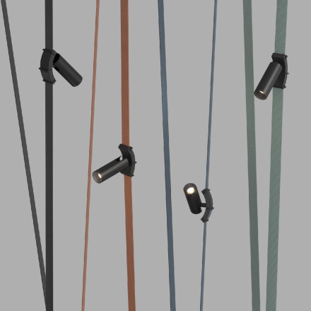 Трековый однофазный светильник Denkirs Belty Spot DK5547-BK