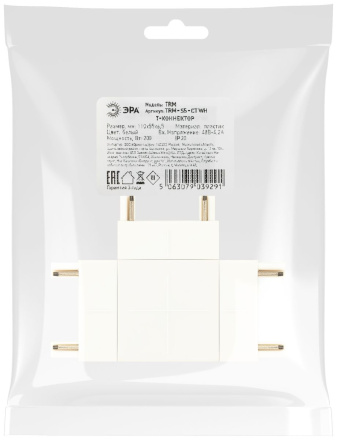 Коннектор Т-образный Эра TRM-S5-CT WH Б0059025
