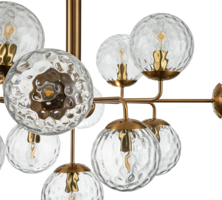 Люстра на штанге Indigo Cocoon 11008/13P Brass V000121