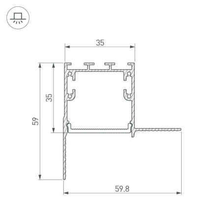 Профиль Arlight SL-LINIA 027159