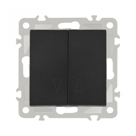 Выключатель жалюзи Arte Milano 206.38-2.black