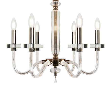 Подвесная люстра iLamp Vibe P9474-6 Nickel