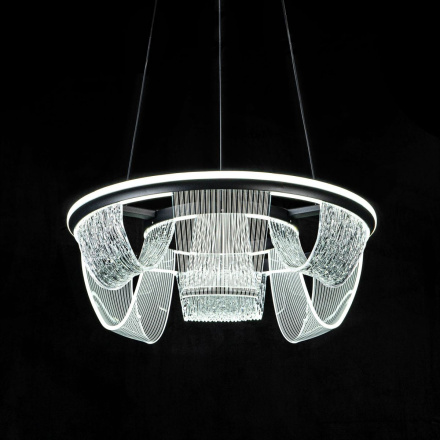 Подвесной светильник LED4U L7706-460 BK