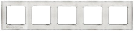 Рамка для розеток и выключателей на 5 постов Эра 12-5005-16 Б0065743