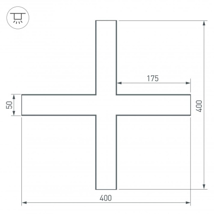 Соединитель профиля Arlight SL-LINE 030118