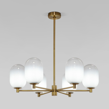 Люстра на штанге Eurosvet Loona 60161/6 латунь a065611
