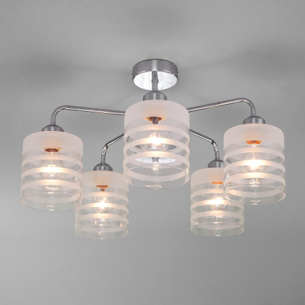 Потолочная люстра Eurosvet Essence 30176/5 хром