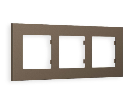 Рамка трехместная Ambrella Volt Qubi AF250633