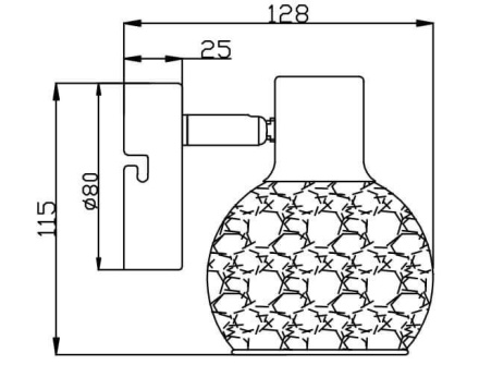 Светодиодный спот Lumien Hall Кайл 8002/1W-WT-BK