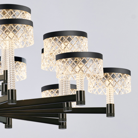 Подвесная люстра Delight Collection MD21020075 MD21020075-20A matt black