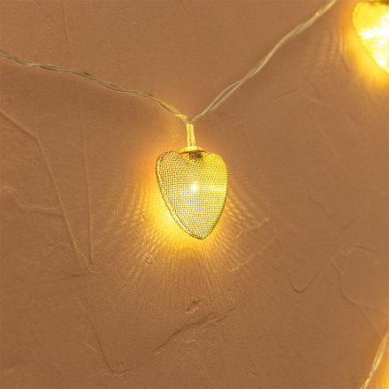 Гирлянда светодиодная Сердце Apeyron Сердце 15-61