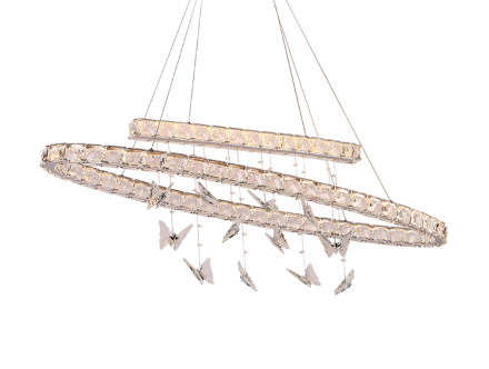 Подвесная люстра Newport 8120/120 oval chrome М0069613