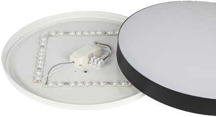 Потолочный светильник Эра Relict 38 SPB-6-40 4К BK Б0059511