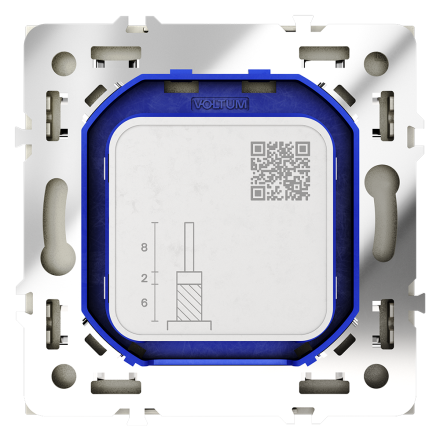 Розетка телевизионная Voltum S70 VLS060404 (шелк)