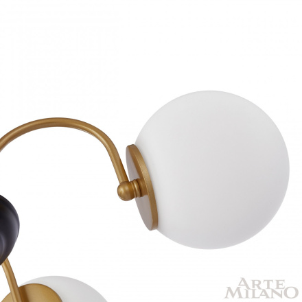 Люстра на штанге Arte Milano Napoli 312066/D940/8 BS/BK